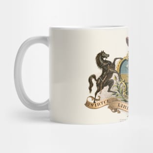 1876 Pennsylvania Coat of Arms Mug